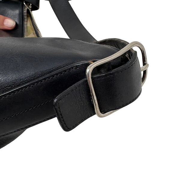 Vintage Coach Legacy Slim Duffel Smooth Leather Bag Purse 9326 Black DIY Zipper - Picture 7 of 11